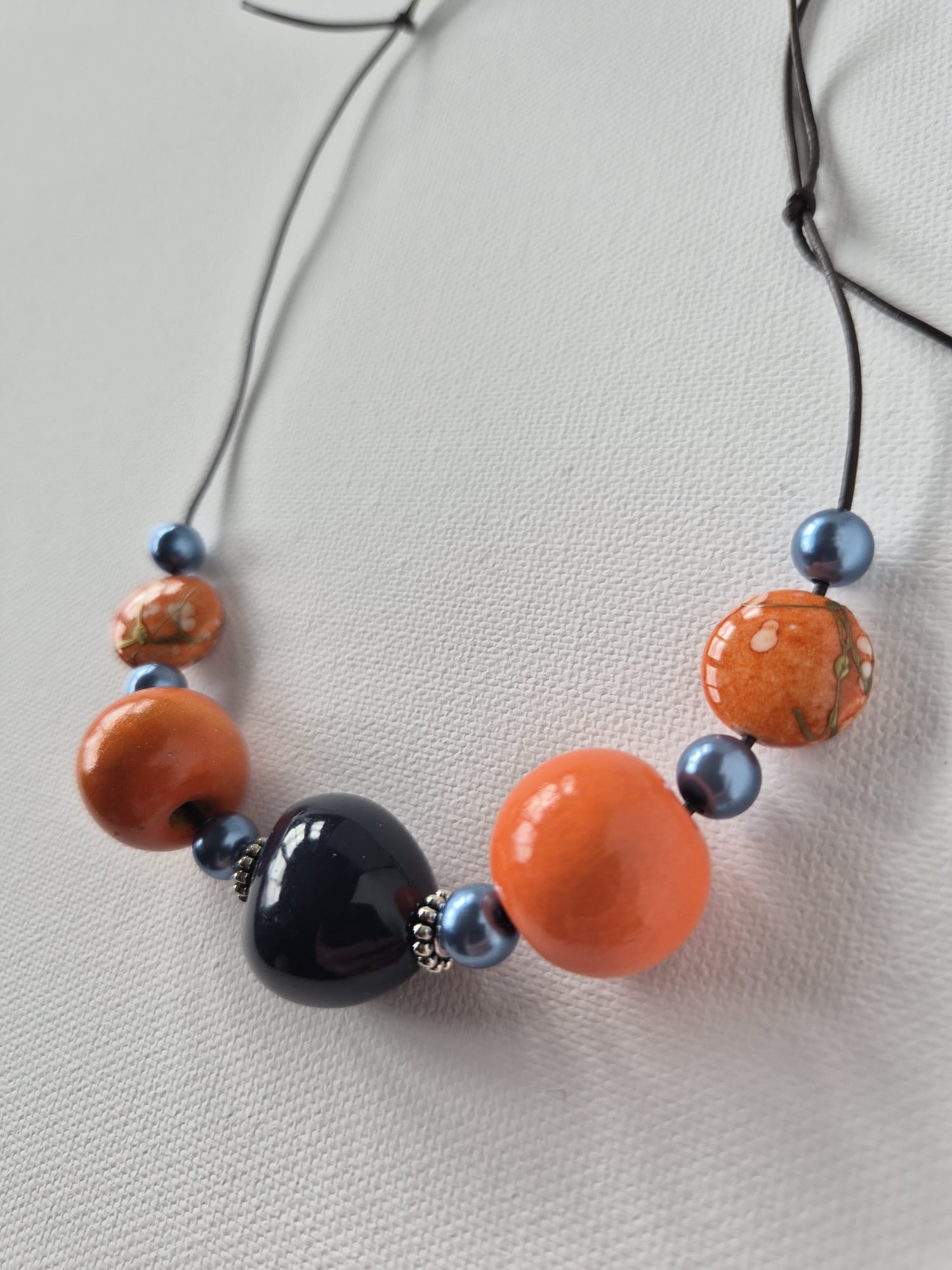 Detail of the Ember necklace